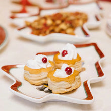 Görseli Galeri görüntüleyiciye yükleyin, Ağaç Şeklinde Porselen Tabak 2'li V4