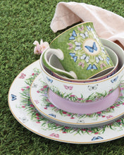 Görseli Galeri görüntüleyiciye yükleyin, Afrika Motifli Kelebek Desenli Porselen Kase