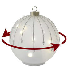 Görseli Galeri görüntüleyiciye yükleyin, Beyaz Gümüş Taşlı Dönen Top 2