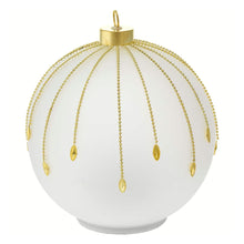 Görseli Galeri görüntüleyiciye yükleyin, Beyaz Gold Taşlı Orta Boy Dönen Top