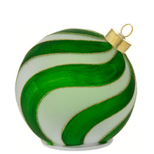 Görseli Galeri görüntüleyiciye yükleyin, Yeşil Beyaz Gold Işıklı Dönen Top