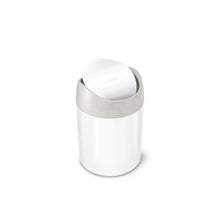 Görseli Galeri görüntüleyiciye yükleyin, Beyaz Tezgah Üstü Çöp Kovası