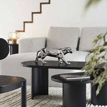 Görseli Galeri görüntüleyiciye yükleyin, Gümüş Panter Heykeli V2