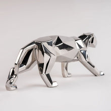 Görseli Galeri görüntüleyiciye yükleyin, Gümüş Panter Heykeli V4