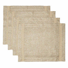 Görseli Galeri görüntüleyiciye yükleyin, Vizon Hasır Dokulu 4 lü Amerikan Servis Seti