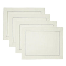 Görseli Galeri görüntüleyiciye yükleyin, Beyaz Zincir Aksesuarlı 4 lü Amerikan Servis Seti