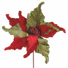 Görseli Galeri görüntüleyiciye yükleyin, Kırmızı Ve Yeşil Çiçekli Dal 50 Cm V1