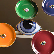 Görseli Galeri görüntüleyiciye yükleyin, Lito Eye Amber Canape Tabak 4