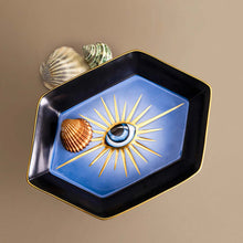 Görseli Galeri görüntüleyiciye yükleyin, Lito Mavi Altıgen Tabak 2