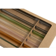 Görseli Galeri görüntüleyiciye yükleyin, 6'Lı Renkli Cam Pipet