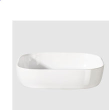 Görseli Galeri görüntüleyiciye yükleyin, Beyaz Büyük Boy Kare Fırın Kabı