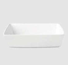 Görseli Galeri görüntüleyiciye yükleyin, Beyaz Orta Boy Dikdörtgen Fırın Kabı