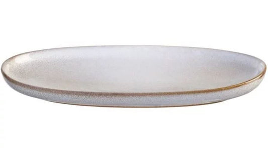 Kum Rengi Oval Aperatif Tabağı