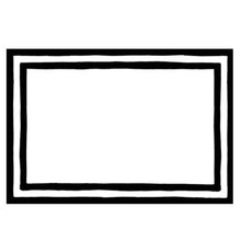 Görseli Galeri görüntüleyiciye yükleyin, Kenarları Siyah Çizgili Sofra İsimliği