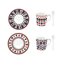 Görseli Galeri görüntüleyiciye yükleyin, Casino Royale 2'Li Türk Kahve Fincanı Seti