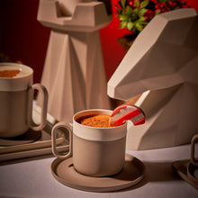 Görseli Galeri görüntüleyiciye yükleyin, Capsule Taş Çay Fincanı Tabağı