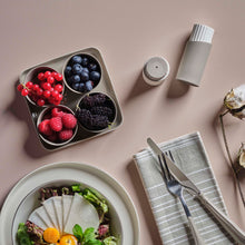 Görseli Galeri görüntüleyiciye yükleyin, Korint Taş Fildişi Tuzluk Biberlik