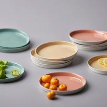 Görseli Galeri görüntüleyiciye yükleyin, Yuvarlak Fildişi Saman Ekmek Tabağı