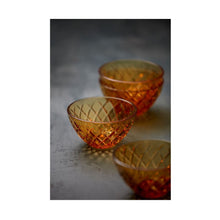Görseli Galeri görüntüleyiciye yükleyin, 4'Lü Amber Cam Kase Seti