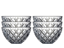 Görseli Galeri görüntüleyiciye yükleyin, 6'Lı Şeffaf Cam Kase Seti