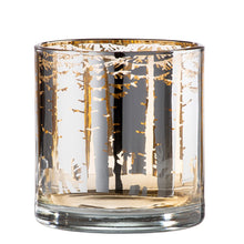 Görseli Galeri görüntüleyiciye yükleyin, Altın Orman ve Geyik Dekorlu Mumluk