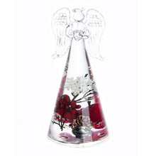 Görseli Galeri görüntüleyiciye yükleyin, Kırmızı Yılbaşı Süslü Cam Büyük Melek Dekor