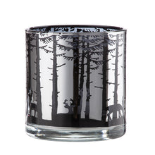 Görseli Galeri görüntüleyiciye yükleyin, Siyah Orman ve Geyik Dekorlu Mumluk