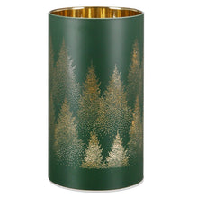 Görseli Galeri görüntüleyiciye yükleyin, Yeşil Led Işıklı Ağaçlı Büyük Mumluk