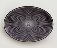 Görseli Galeri görüntüleyiciye yükleyin, H Dèco Siyah Oval Servis Tabağı