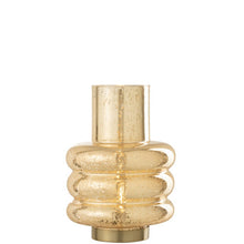 Görseli Galeri görüntüleyiciye yükleyin, Altın Cam Led Halka Formlu Lamba