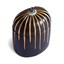 Görseli Galeri görüntüleyiciye yükleyin, Lito Eye Büyük Mavi ve Altın Mum