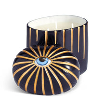 Görseli Galeri görüntüleyiciye yükleyin, Lito Eye Büyük Mavi ve Altın Mum