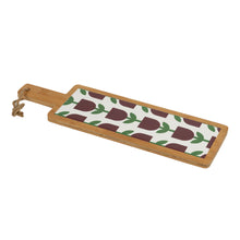 Görseli Galeri görüntüleyiciye yükleyin, Lale Desenli Ahşap Peynir Tahtası