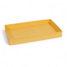 Görseli Galeri görüntüleyiciye yükleyin, Omega Limon Sarısı Deri Tepsi