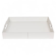 Görseli Galeri görüntüleyiciye yükleyin, Ginepro Krem Rengi Dikdörtgen Orta Boy Kulplu Tepsi