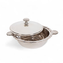 Görseli Galeri görüntüleyiciye yükleyin, Fransız Gümüş Kaplama Ajur İşçilikli Ayaklı Mini Nihale veya Karaf Altı