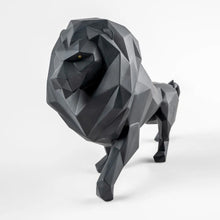 Görseli Galeri görüntüleyiciye yükleyin, Mat Siyah Aslan Heykeli V2