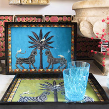 Görseli Galeri görüntüleyiciye yükleyin, Luxuria Mavi Büyük Ortigia Tepsi