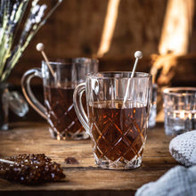 Görseli Galeri görüntüleyiciye yükleyin, Noblesse 4'lü Kulplu Çay Bardağı 3