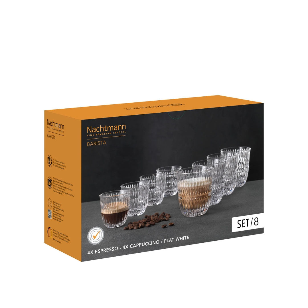Ethno Barista Seti 4'lü Cappucino 4'lü Espresso Bardağı 4