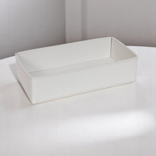 Görseli Galeri görüntüleyiciye yükleyin, Narciso Krem Rengi Deri Tepsi 2