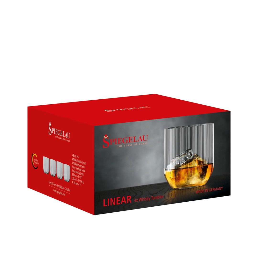 Spiegelau Linear 4'lü Viski Bardağı 4