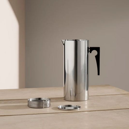 Stelton Arne Jacobsen Çelik Bardak Altlığı 6'lı Set
