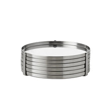 Görseli Galeri görüntüleyiciye yükleyin, Arne Jacobsen Çelik Bardak Altlığı 6'lı Set