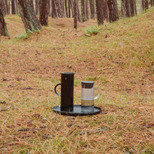 Görseli Galeri görüntüleyiciye yükleyin, Stelton Em Serving Yuvarlak Siyah Servis Tepsisi