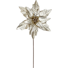 Görseli Galeri görüntüleyiciye yükleyin, Şampanya Rengi Gold Çiçekli Dal 50 Cm