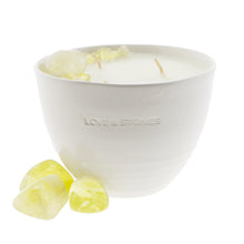 Görseli Galeri görüntüleyiciye yükleyin, Sitrin Kristali Bolluk Bereket Orta Boy Mum