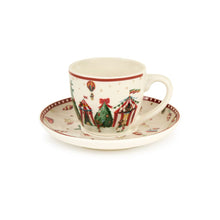Görseli Galeri görüntüleyiciye yükleyin, Yılbaşı Dekorlu 2'li Türk Kahve Fincan Seti V3