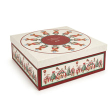 Görseli Galeri görüntüleyiciye yükleyin, Yılbaşı Dekorlu Ayaklı Pasta Tabağı V2