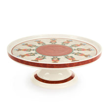 Görseli Galeri görüntüleyiciye yükleyin, Yılbaşı Dekorlu Ayaklı Pasta Tabağı